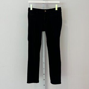 MIH BLACK THE PARIS MID RISE CROPPED SLIM LEG JEAN STYLE WJ143BL SIZE 28